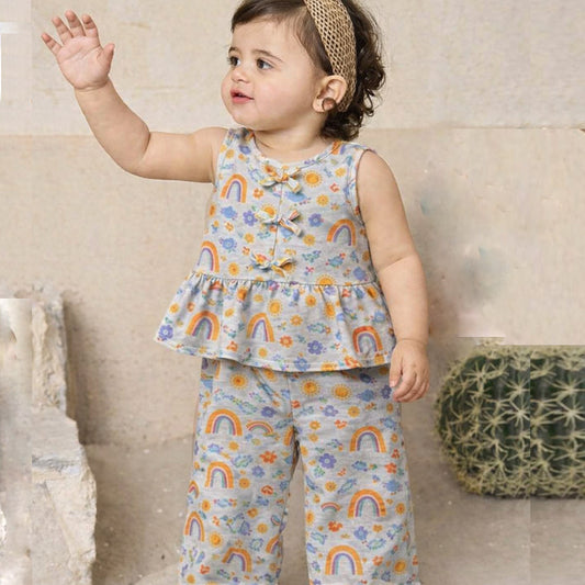 Girls Co-Ord Set with Pants- Confetti