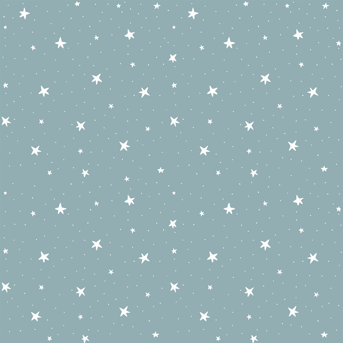 Girls Cotton Frock- Grey Sky