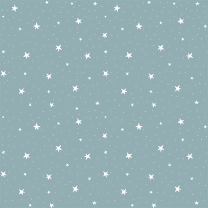 Girls Cotton Frock- Grey Sky