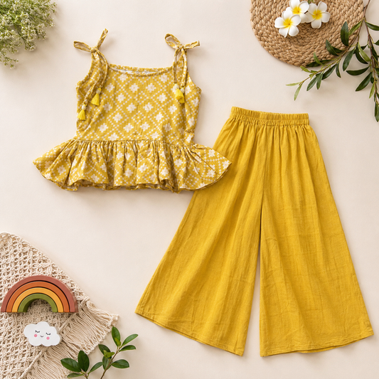 Girls Palazzo Set- Amber
