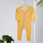 Cotton Sleepsuits- Sun Clouds & Yellow Sky- Pack of 2