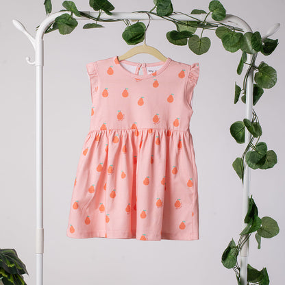Girls Cotton Frock- Pears & Yellow Sky- Pack of 2