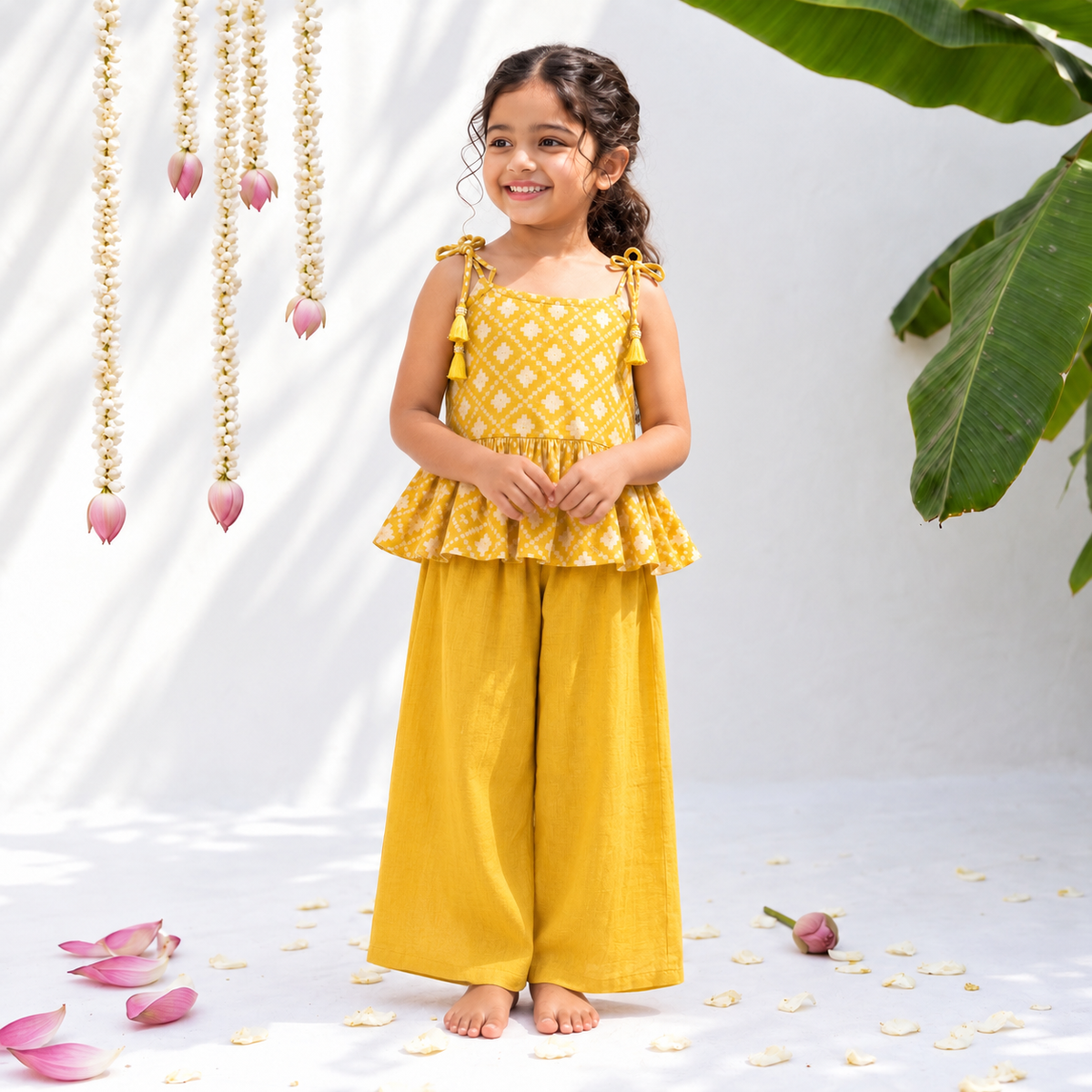 Girls Palazzo Set- Amber