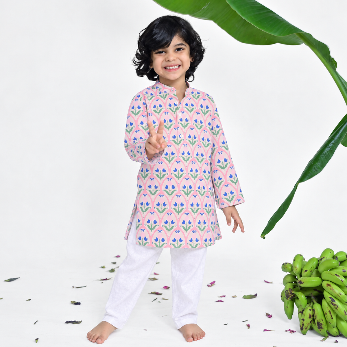 Boys Kurta Set- Tulips