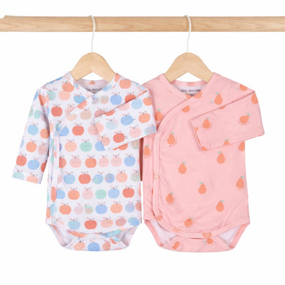 Kimono Bodysuits- Pears & Apples- Pack of 2
