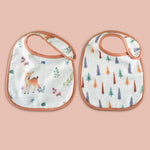 Organic Bibs (Set of 2)- Enchanted Forest
