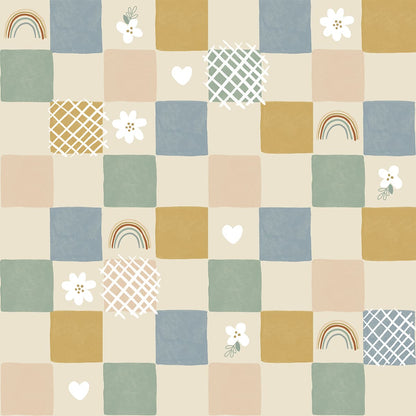 Girls Co-Ord Set- Boho Checks