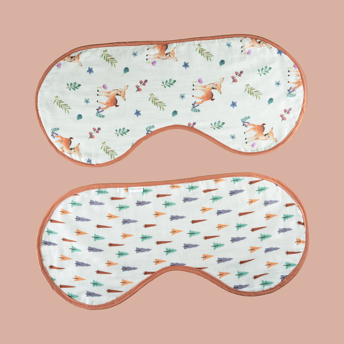 Organic Burp Cloths (set of 2)- Enchanted Forest