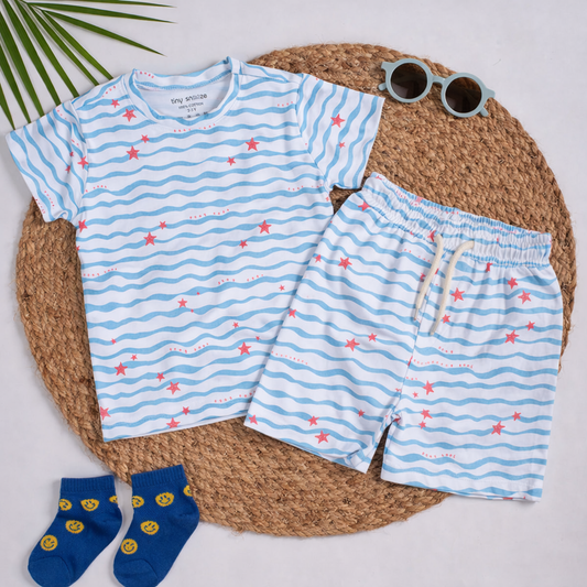 Boys Co-Ord Set- Waves