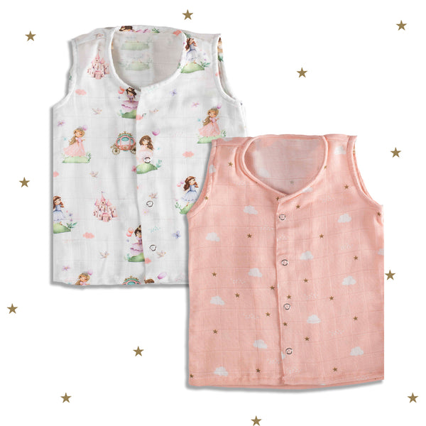 Muslin Jhablas (Set of 2)- Fairytale