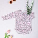 Kimono Bodysuits- Blossom & Purple Hearts- Pack of 2