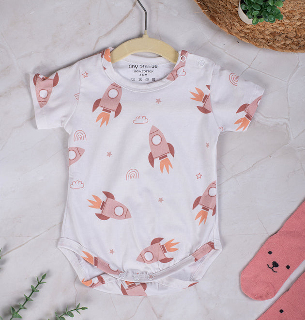 Cotton Bodysuits- Space & Magical Sky- Pack of 2