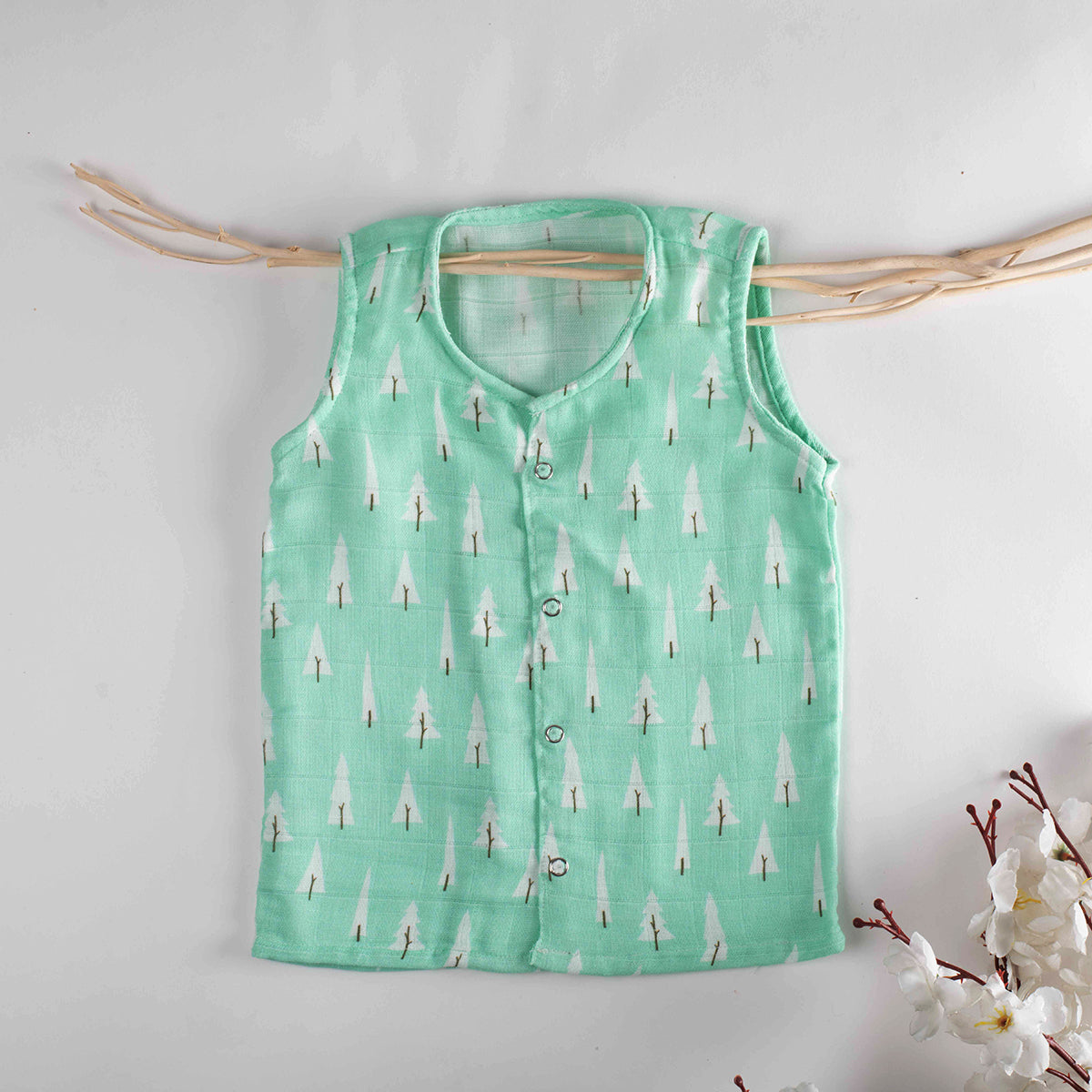 Muslin Jhablas (Set of 2)- Arctic