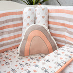 Shape Cushion - Pink Rainbow