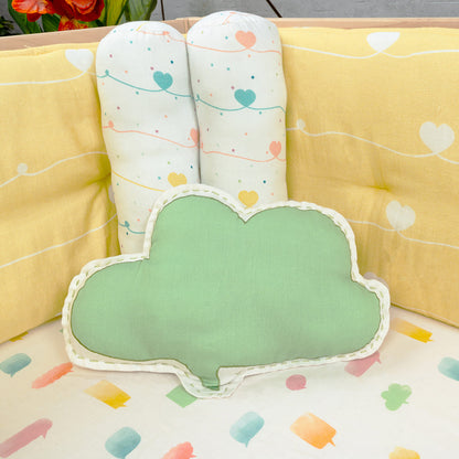 Cot Bedding Set - Lost in Thoughts | Set of 6