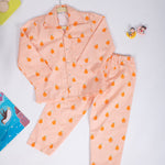 Cotton Nightsuit- Pears
