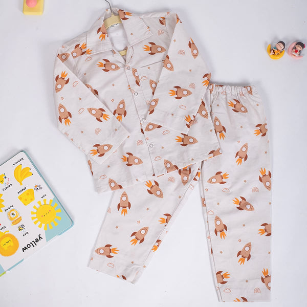 Cotton Nightsuit- Space