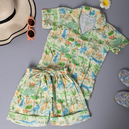 Girls Co-Ord Set- Jungle