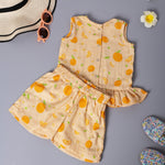 Girls Co-Ord Set- Oranges