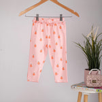 Girls Cotton Leggings- Pears & Powder Blue- Pack of 2