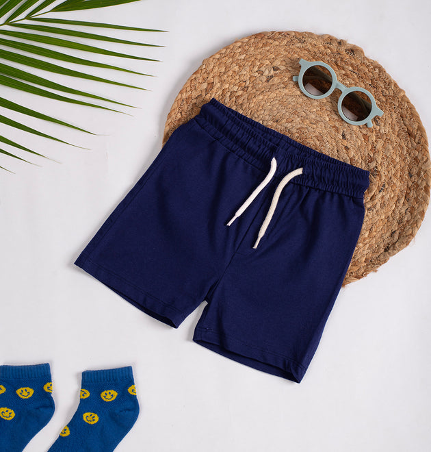 Boys Shorts- Navy Blue