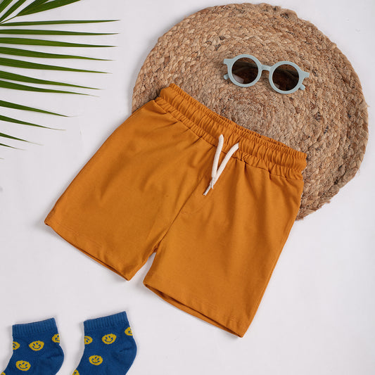 Boys Shorts- Rust Orange