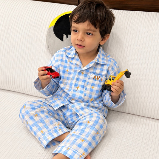 Cotton Nightsuit- Starlit