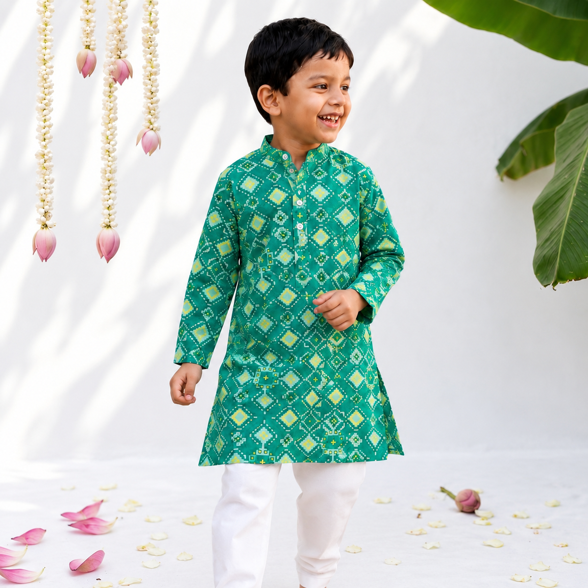 Boys Kurta Set- Patola