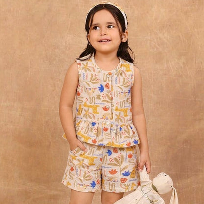 Girls Co-Ord Set- Wildlife