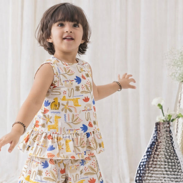 Girls Co-Ord Set- Wildlife