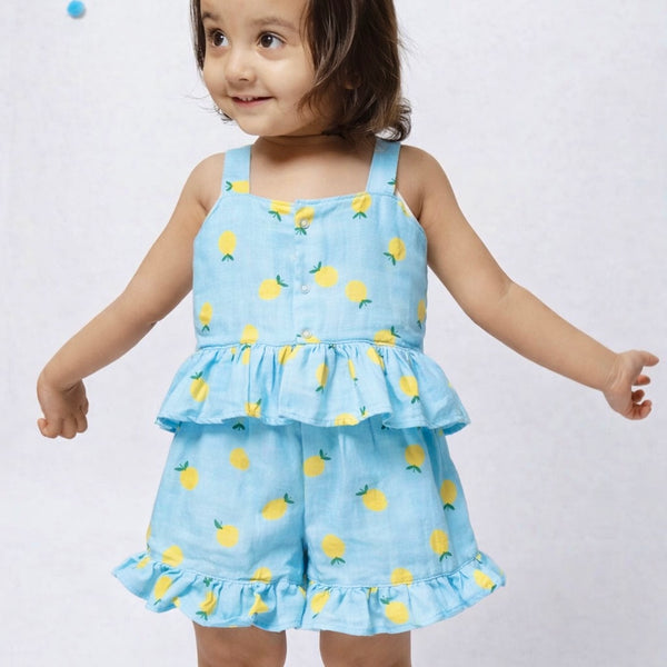 Girls Co-Ord Set- Lemons