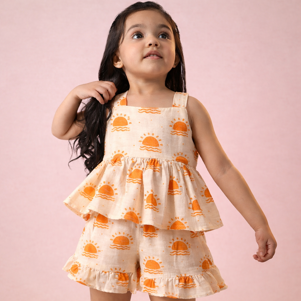 Girls Co-Ord Set- Sunrise