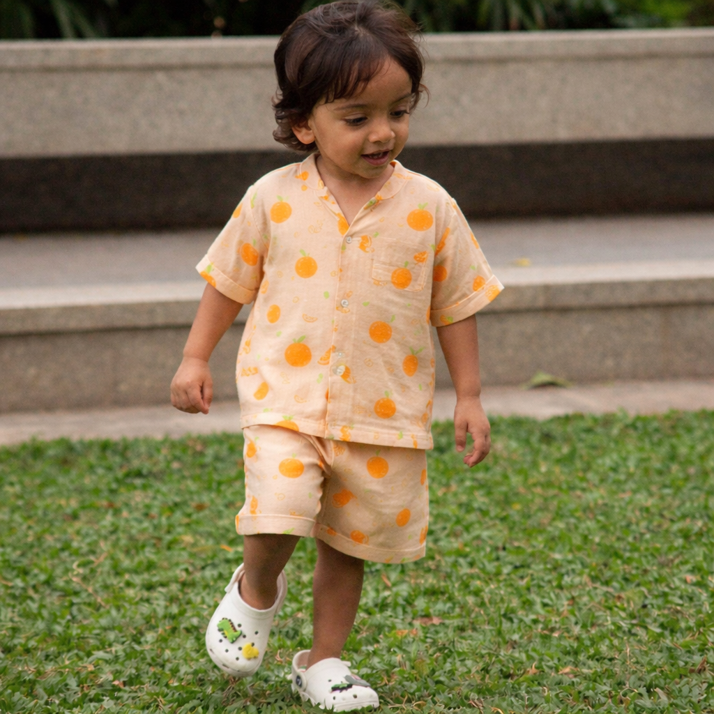 Boys Co-Ord Set- Oranges