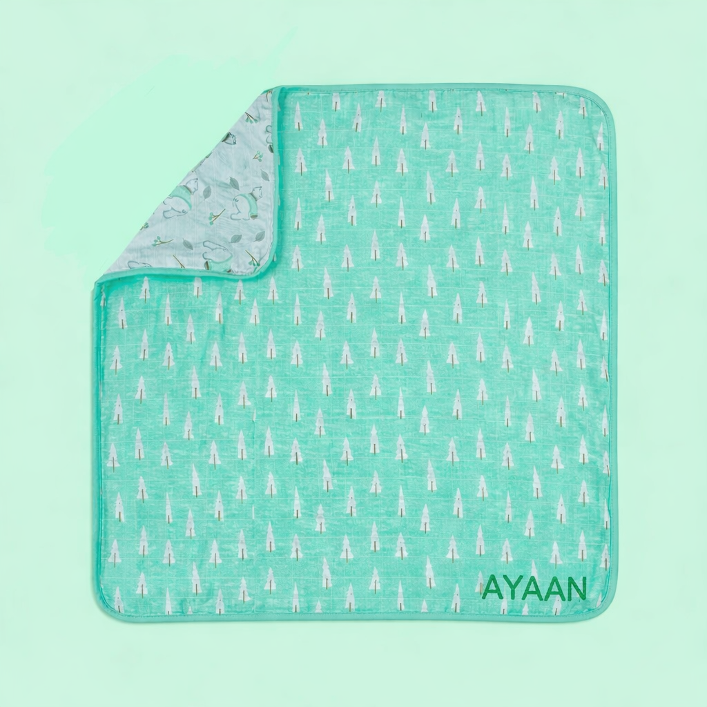 Organic Muslin Blanket- Arctic