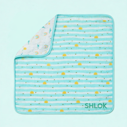 Organic Muslin Blanket- Horizon