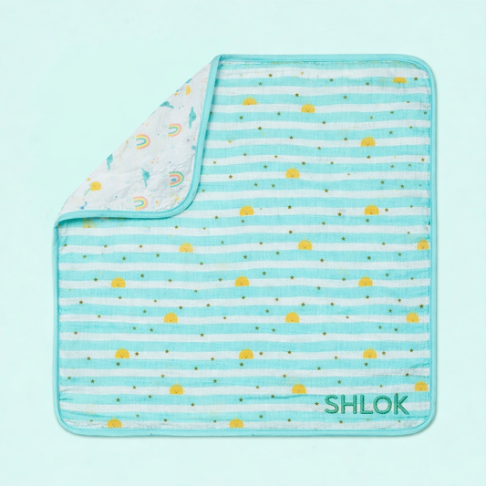 Organic Muslin Blanket- Horizon