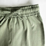Boys Cotton Joggers- Olive Green