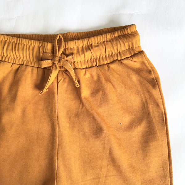 Boys Cotton Joggers- Rust Orange
