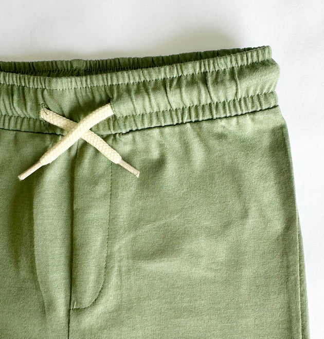 Boys Shorts- Olive Green