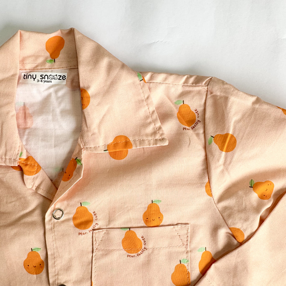 Cotton Nightsuit- Pears