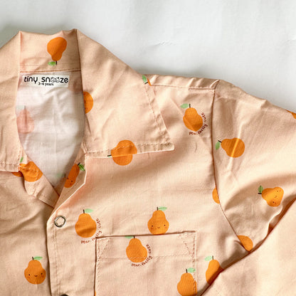 Cotton Nightsuit- Pears