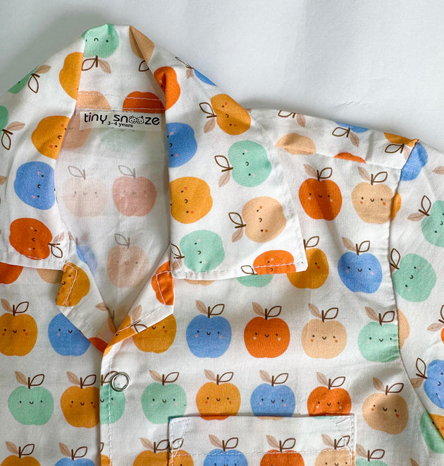 Cotton Nightsuit- Apples
