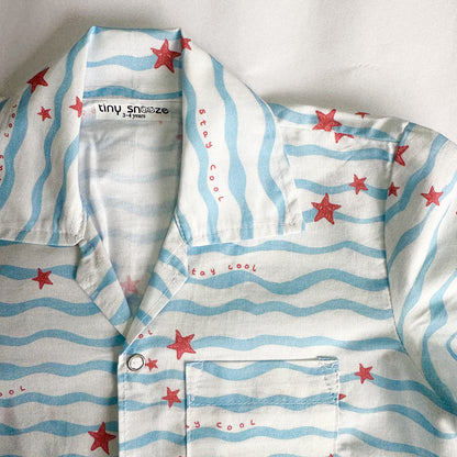 Cotton Nightsuit- Waves