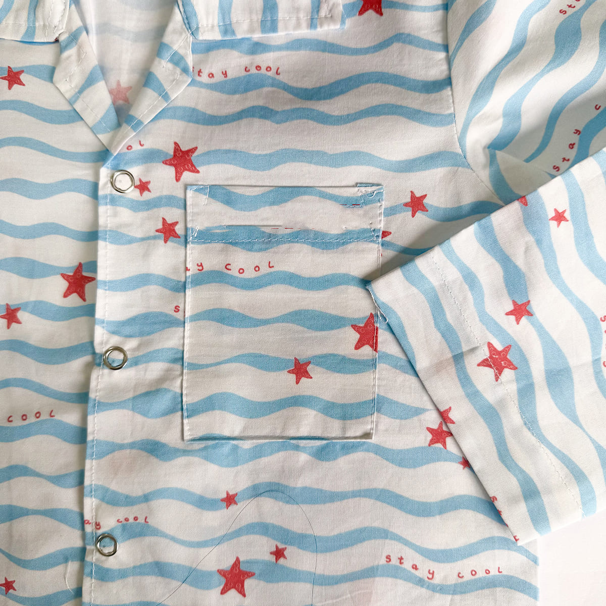 Cotton Nightsuit- Waves