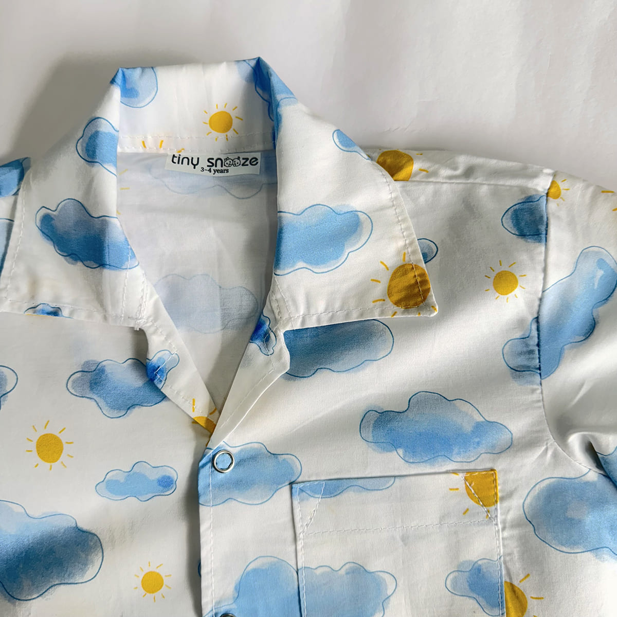 Cotton Nightsuit- Sun & Clouds