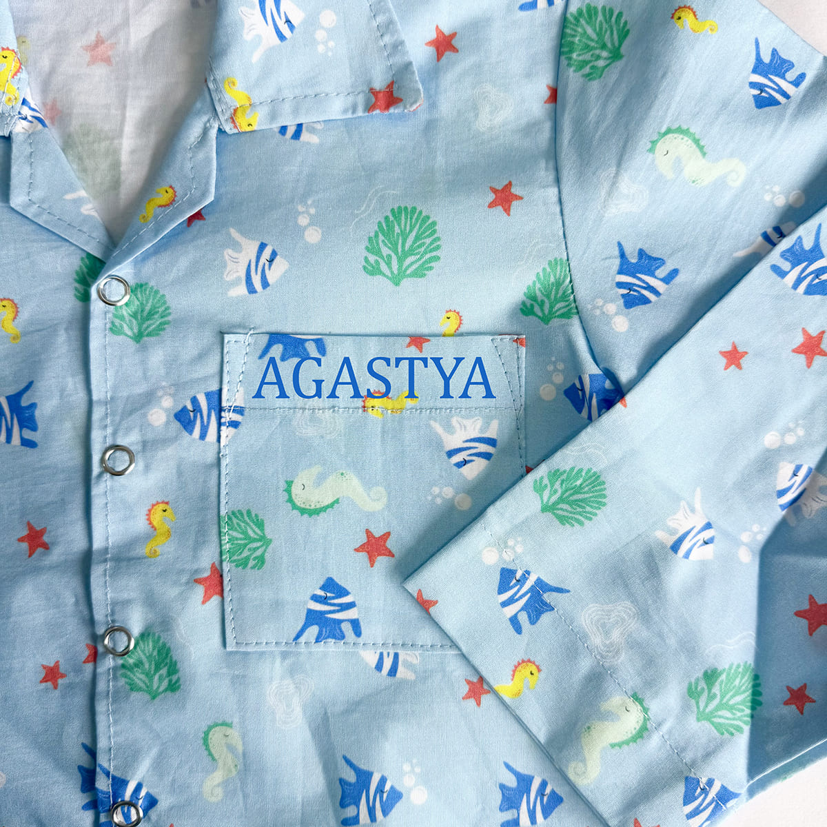 Cotton Nightsuit- Underwater