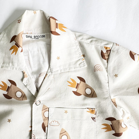 Cotton Nightsuit- Space