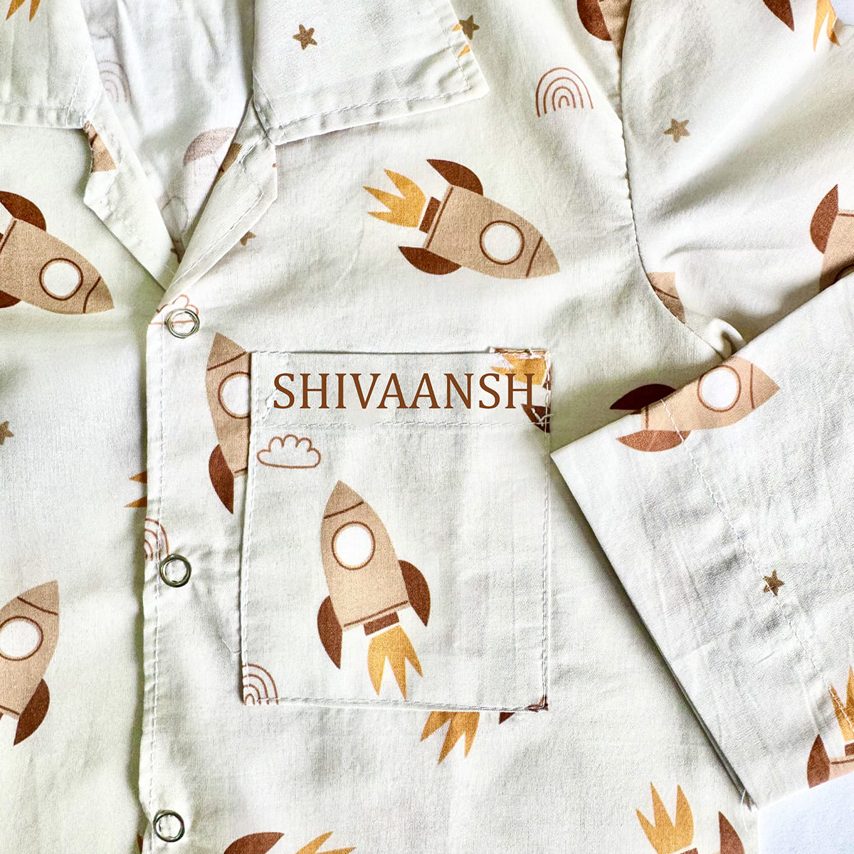 Cotton Nightsuit- Space