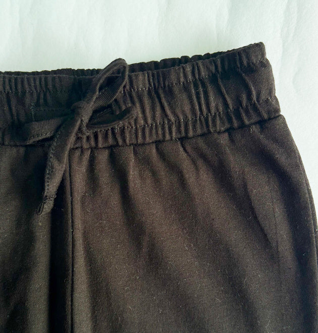 Boys Cotton Joggers- Black