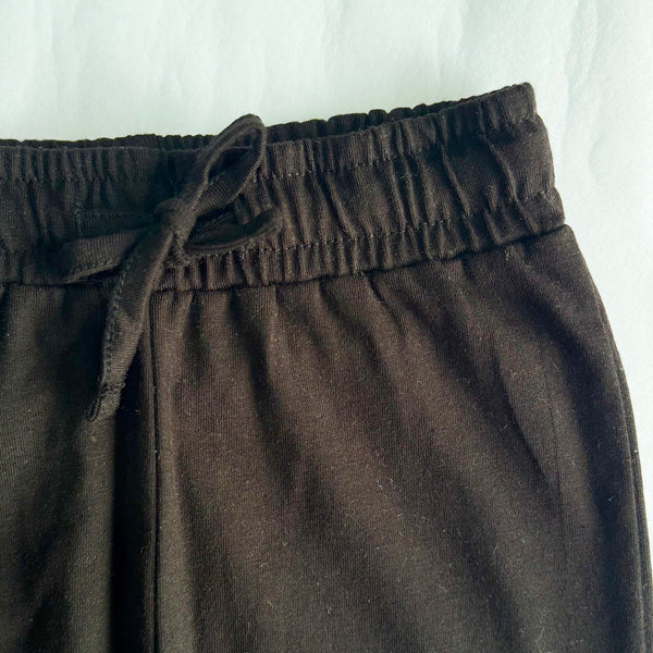 Boys Cotton Joggers- Black